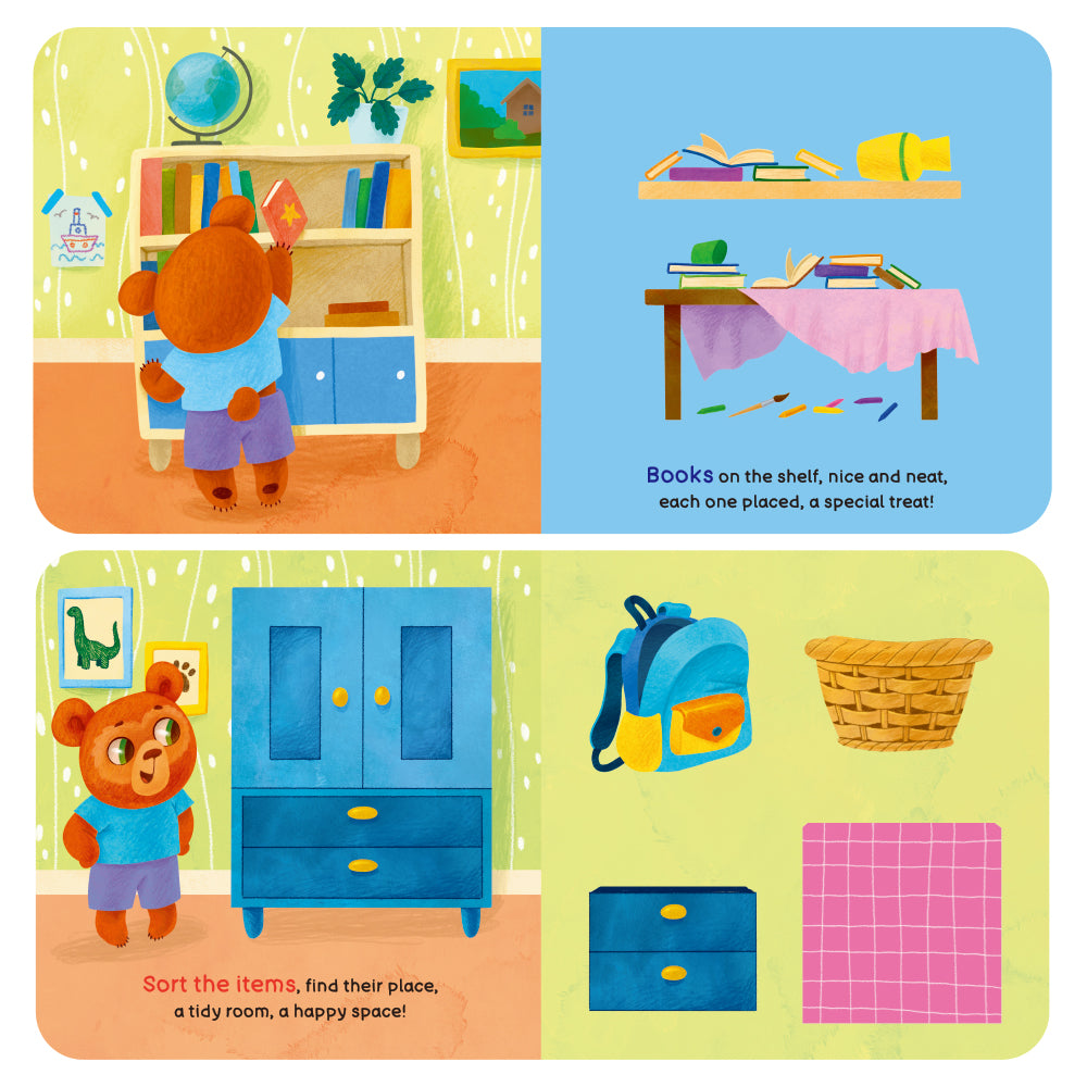 Habit Pals Push Pull Slide Kids Activity Book -Bear&