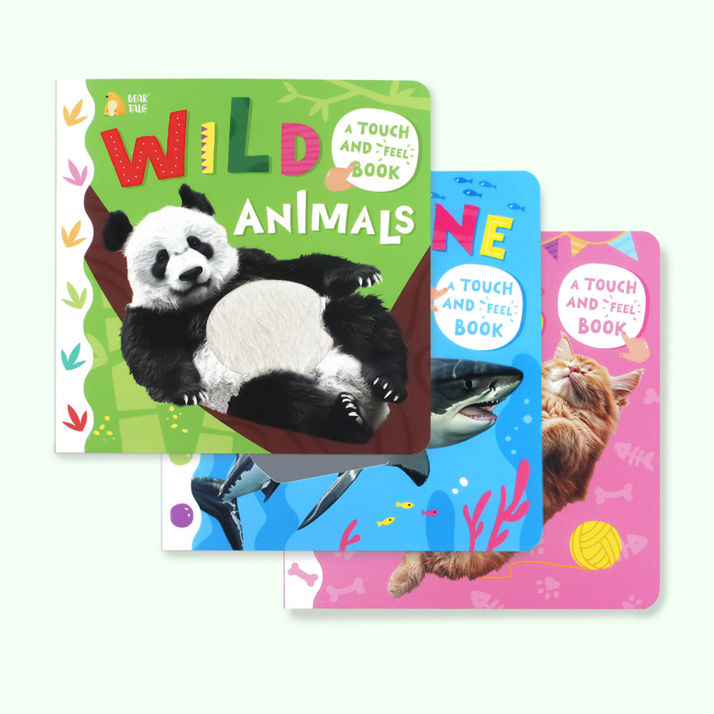 Wild Animals - Touch and Feel Book