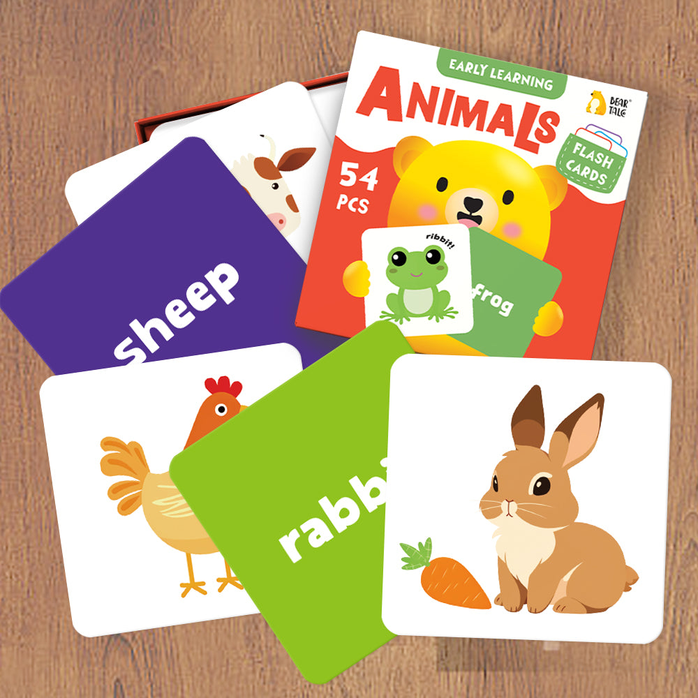 Cartoon Animal Flash Card