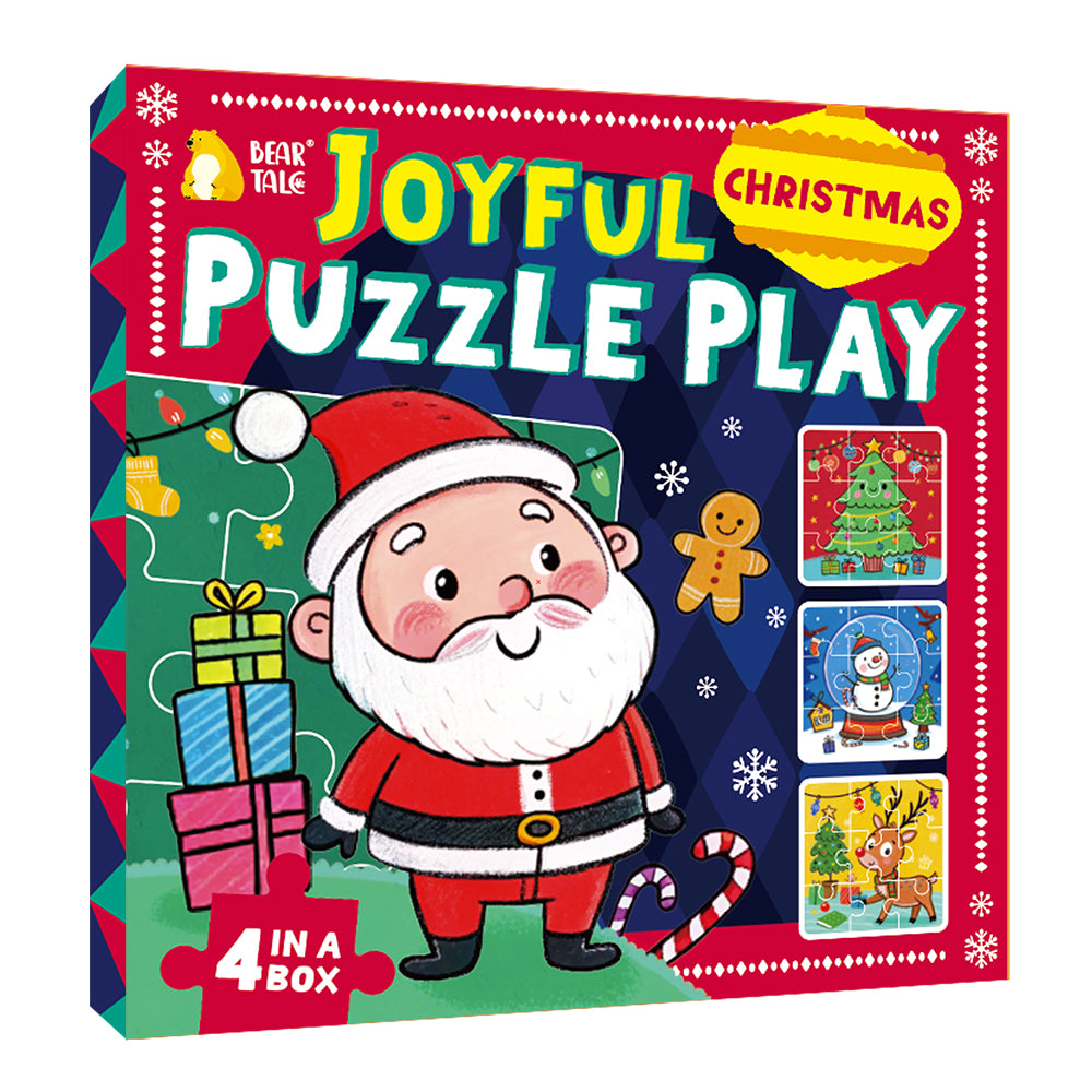 4 in a Box Joyful Puzzle Play - Christmas