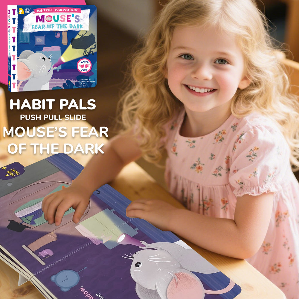 Habit Pals Push Pull Slide Kids Activity Book -Mouse&