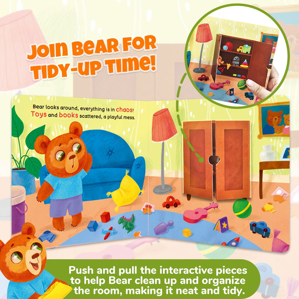 Habit Pals Push Pull Slide Kids Activity Book -Bear&
