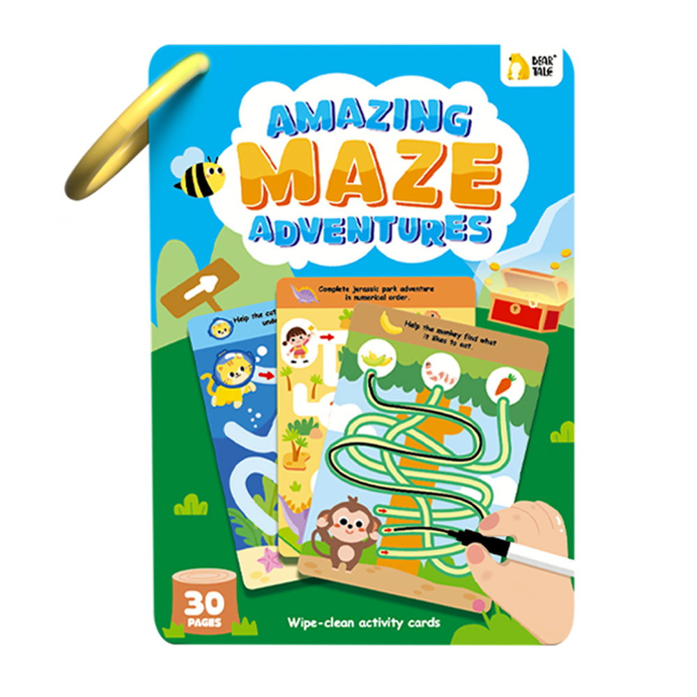 Amazing Maze Adventrue - Wipe Clean Cards