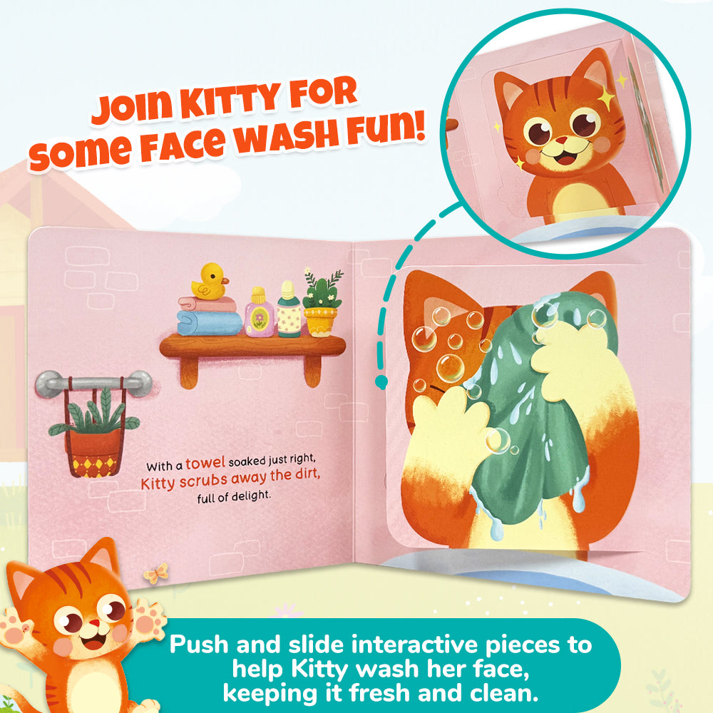 Habit Pals Push Pull Slide Kids Activity Book - Kitty&