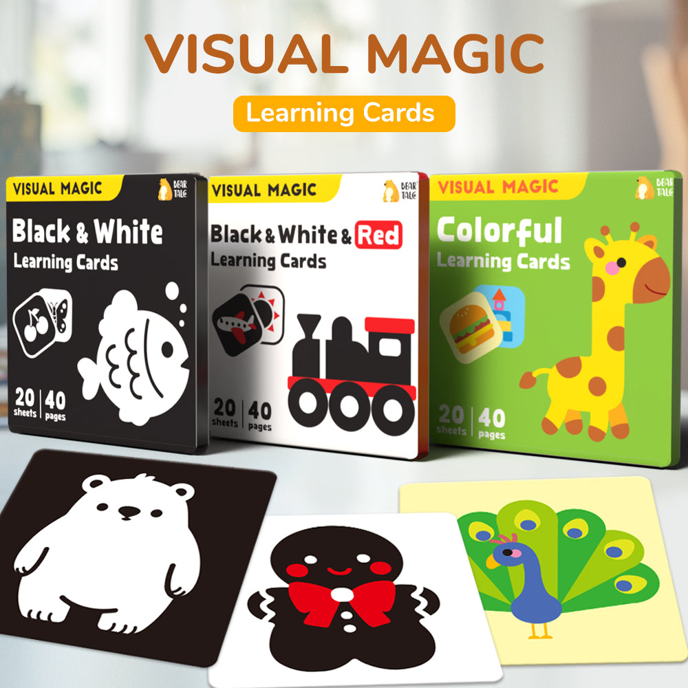 Black & White Learning Cards