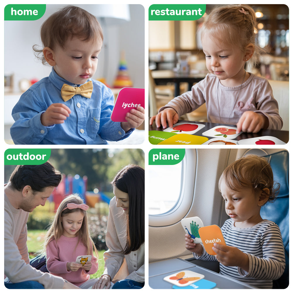 Spanish Fruits & Vegetables Flash Card
