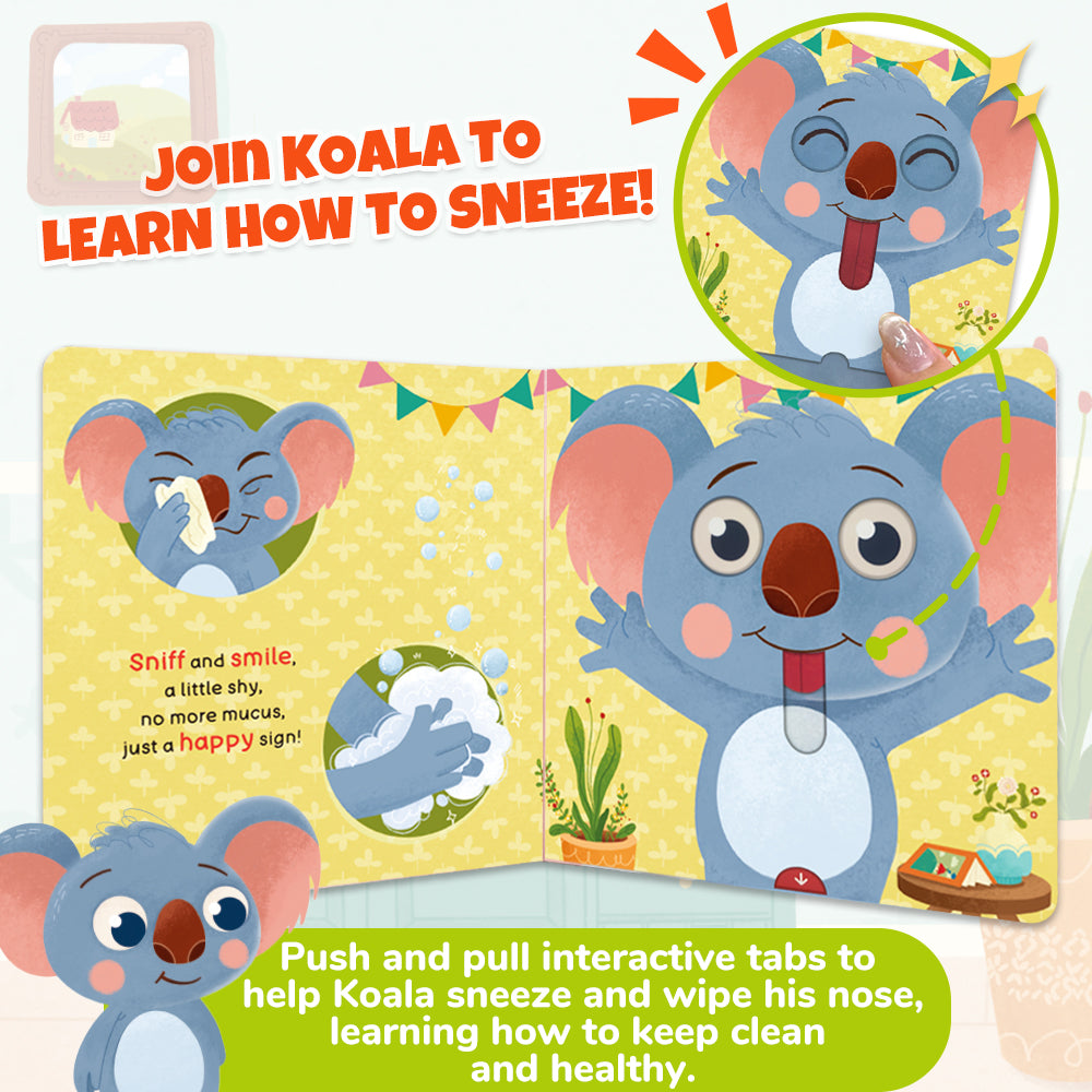 Habit Pals Push Pull Slide Kids Activity Book - Koala&