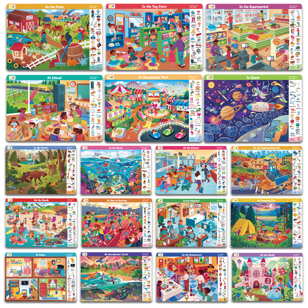 Search & Find 18 Life Scenes | BearTale × Ana Kozuki