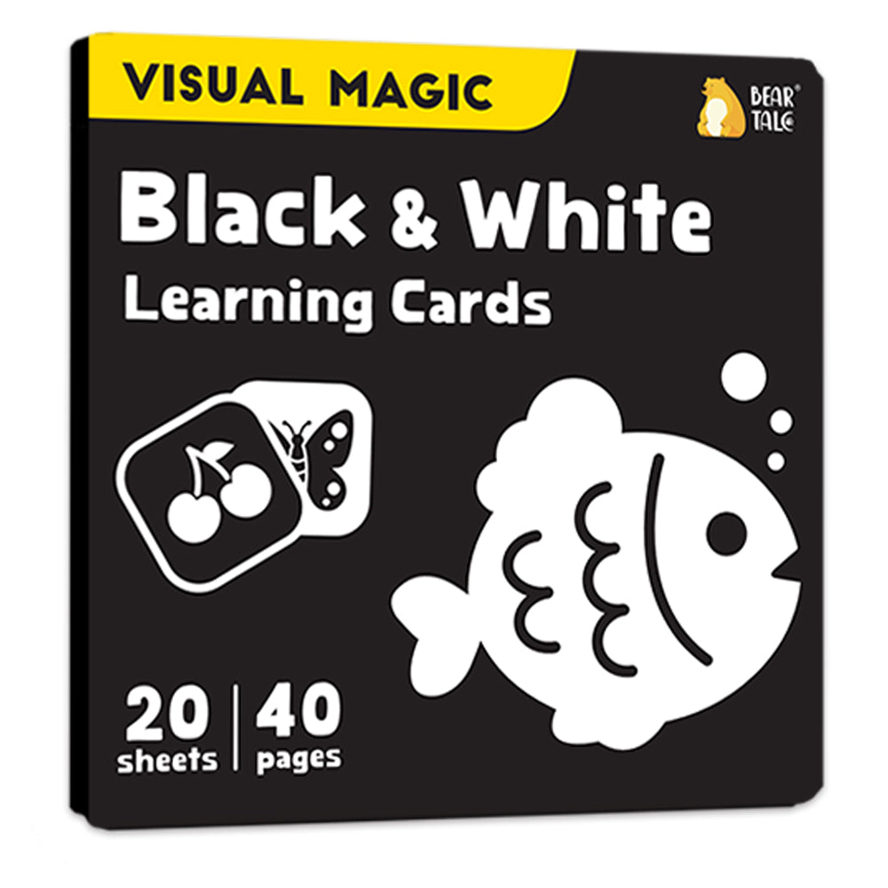 Black & White Learning Cards