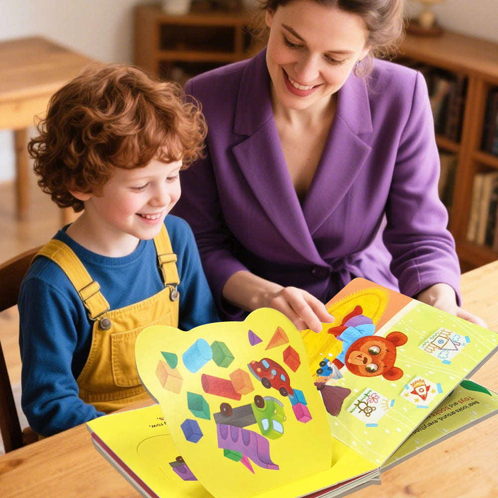 Habit Pals Push Pull Slide Kids Activity Book -Bear&