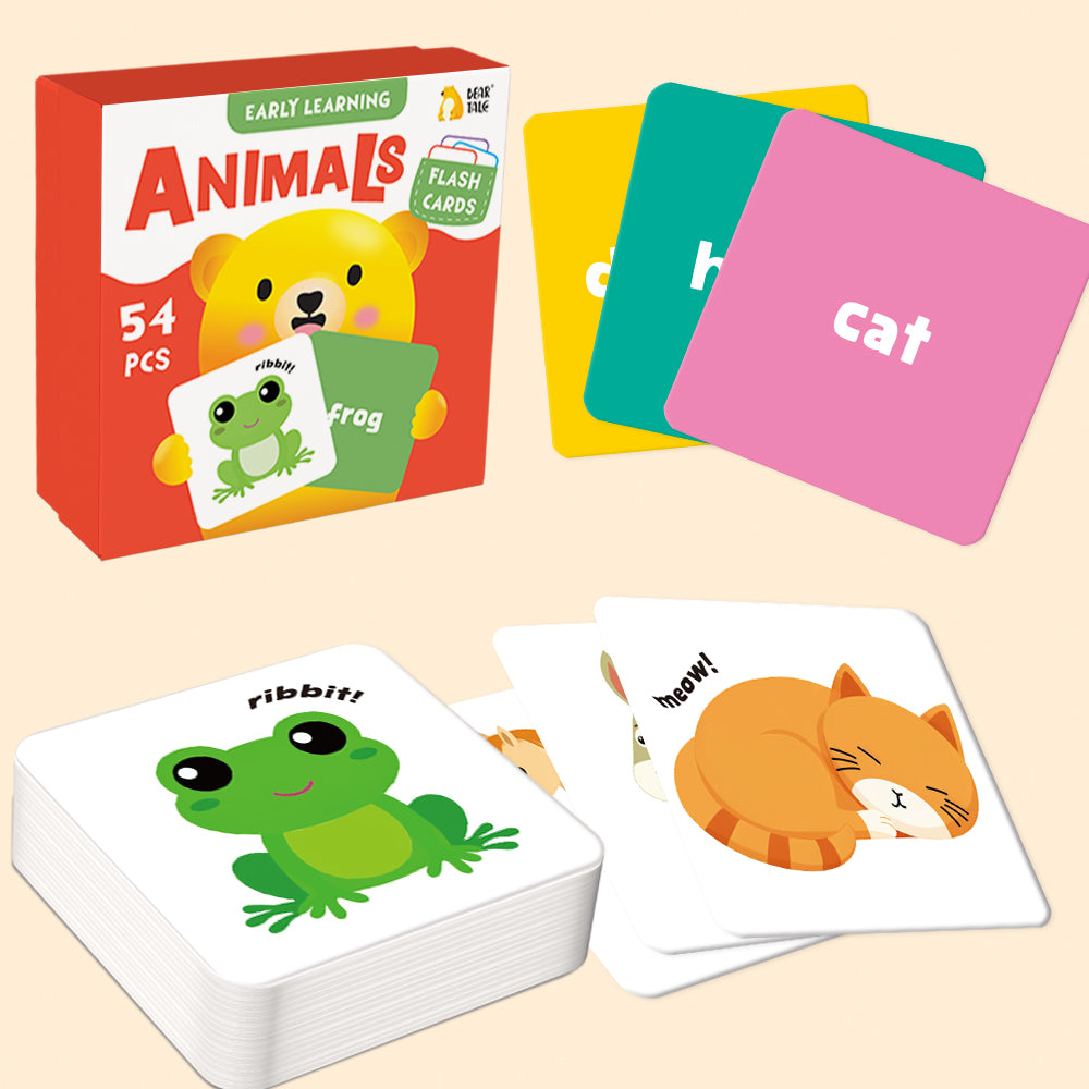 Cartoon Animal Flash Card