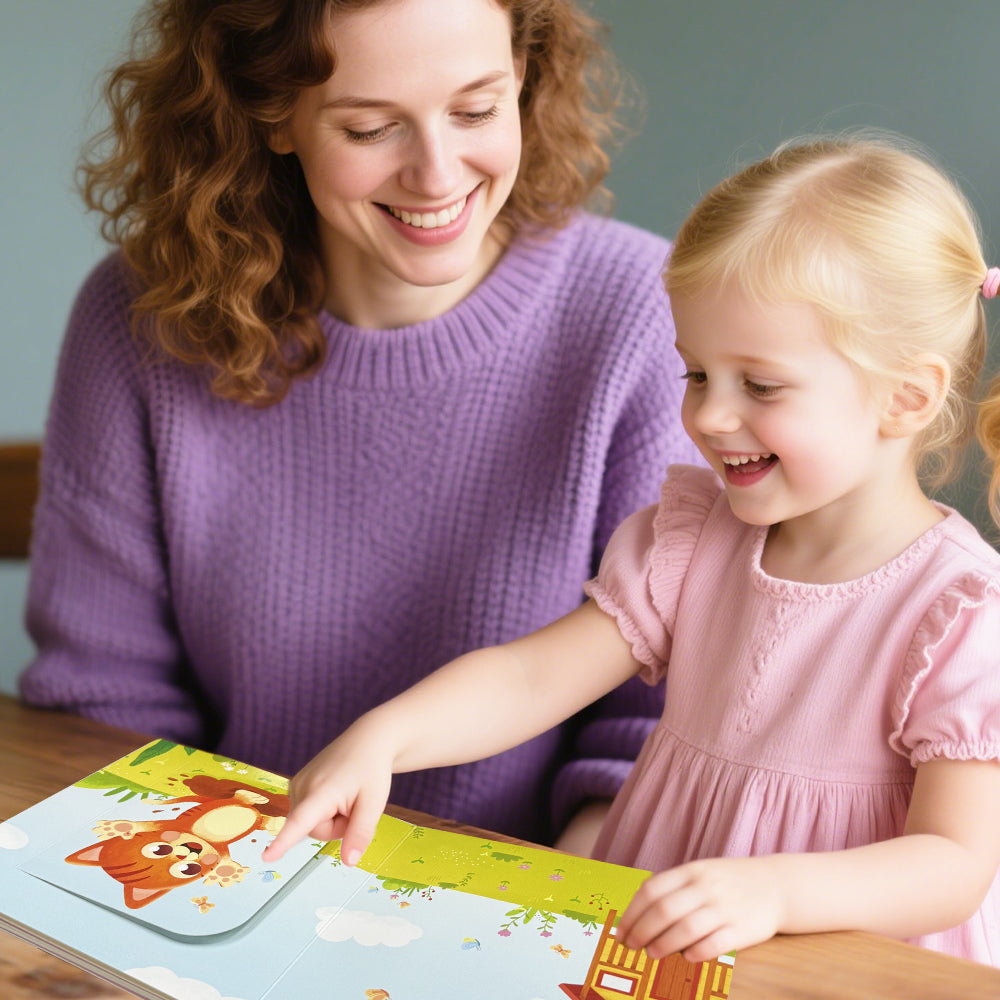 Habit Pals Push Pull Slide Kids Activity Book - Kitty&