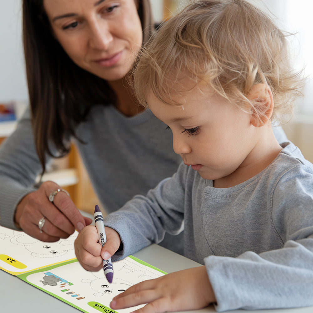 Arabic Coloring and Trace Coloring Book