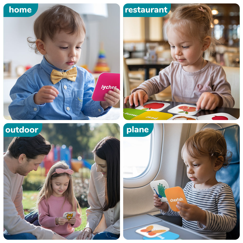 Cartoon Vehicles Flash Card