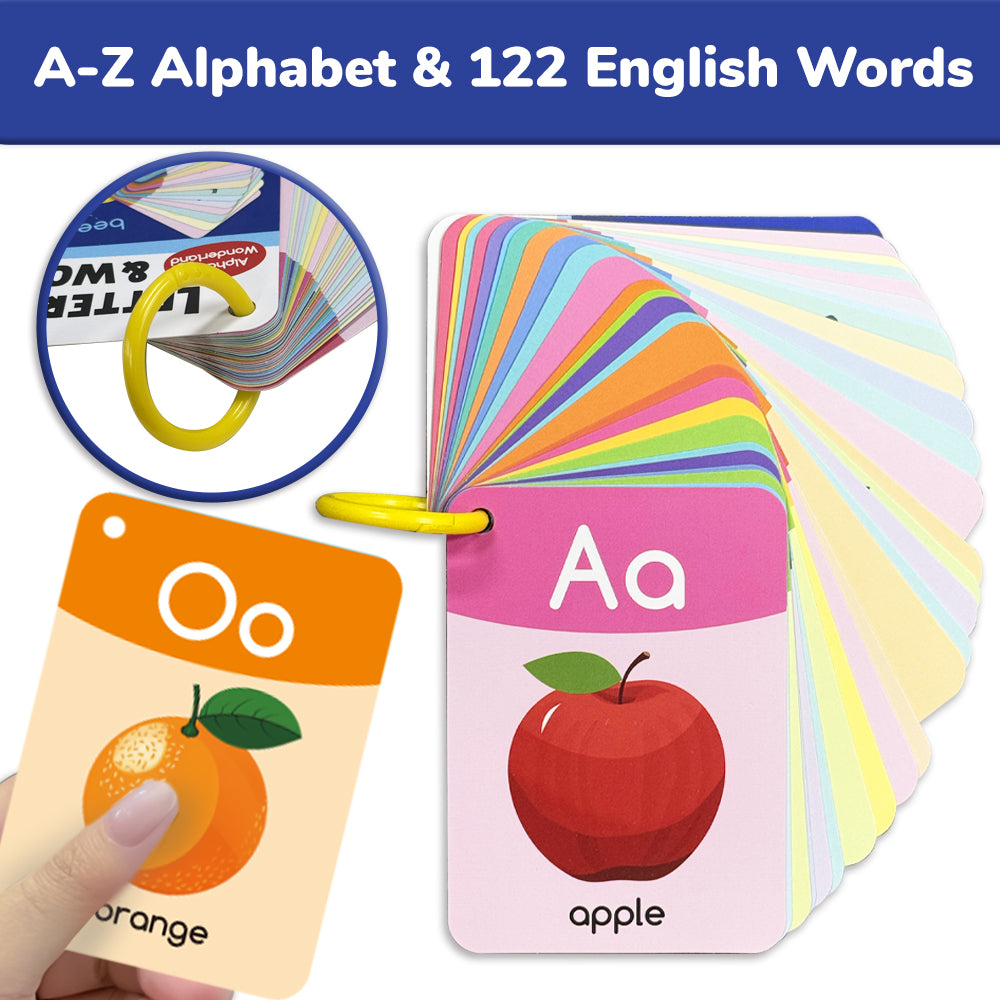 Letter & Words Flash Cards