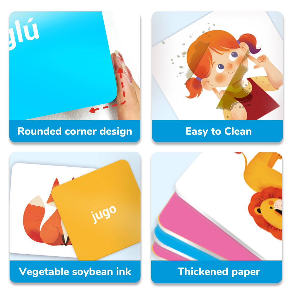 Spanish Basic Cognition Flash Card