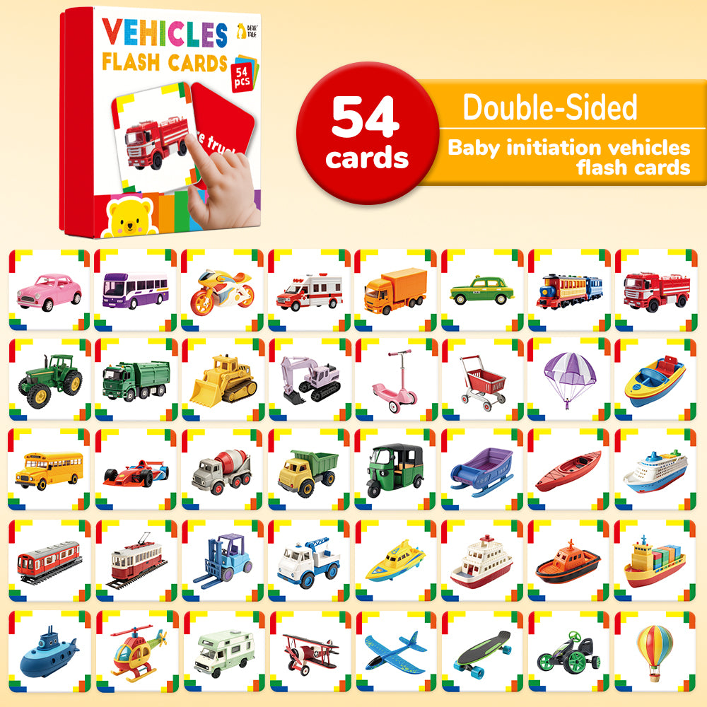Vehicles Flash Card