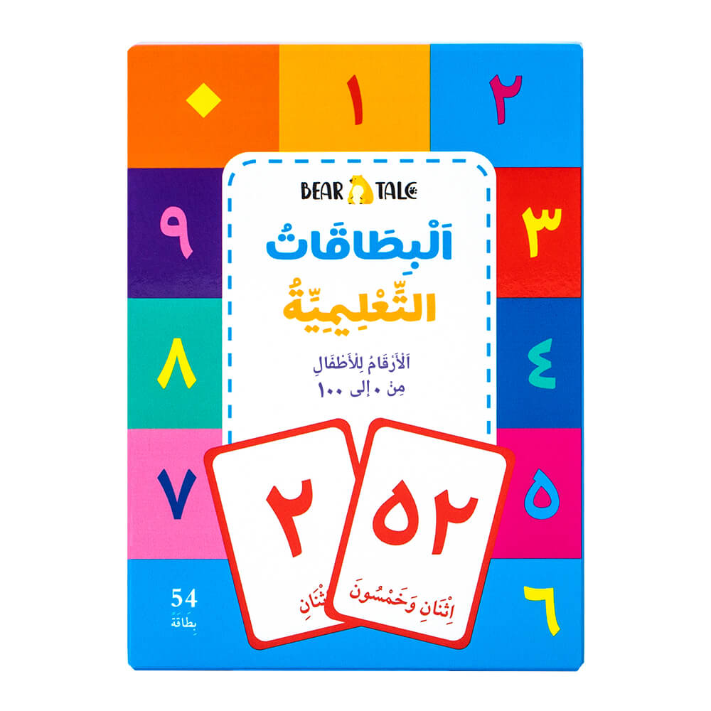 Numbers 0-100 Flash Card (Arabic)