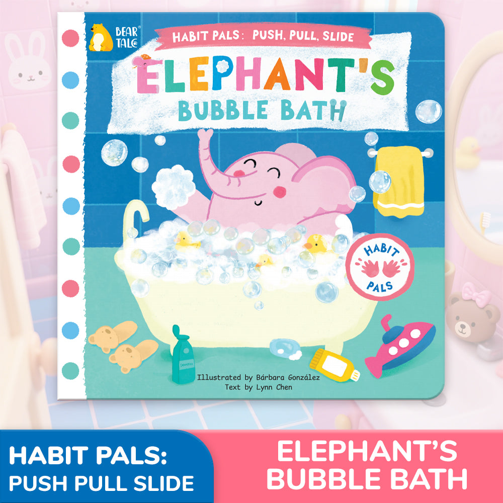 Habit Pals Push Pull Slide Kids Activity Book - Elephant&