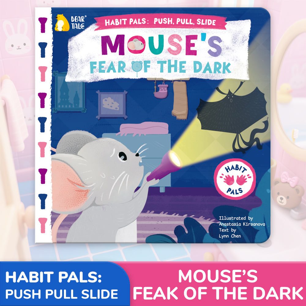 Habit Pals Push Pull Slide Kids Activity Book -Mouse&