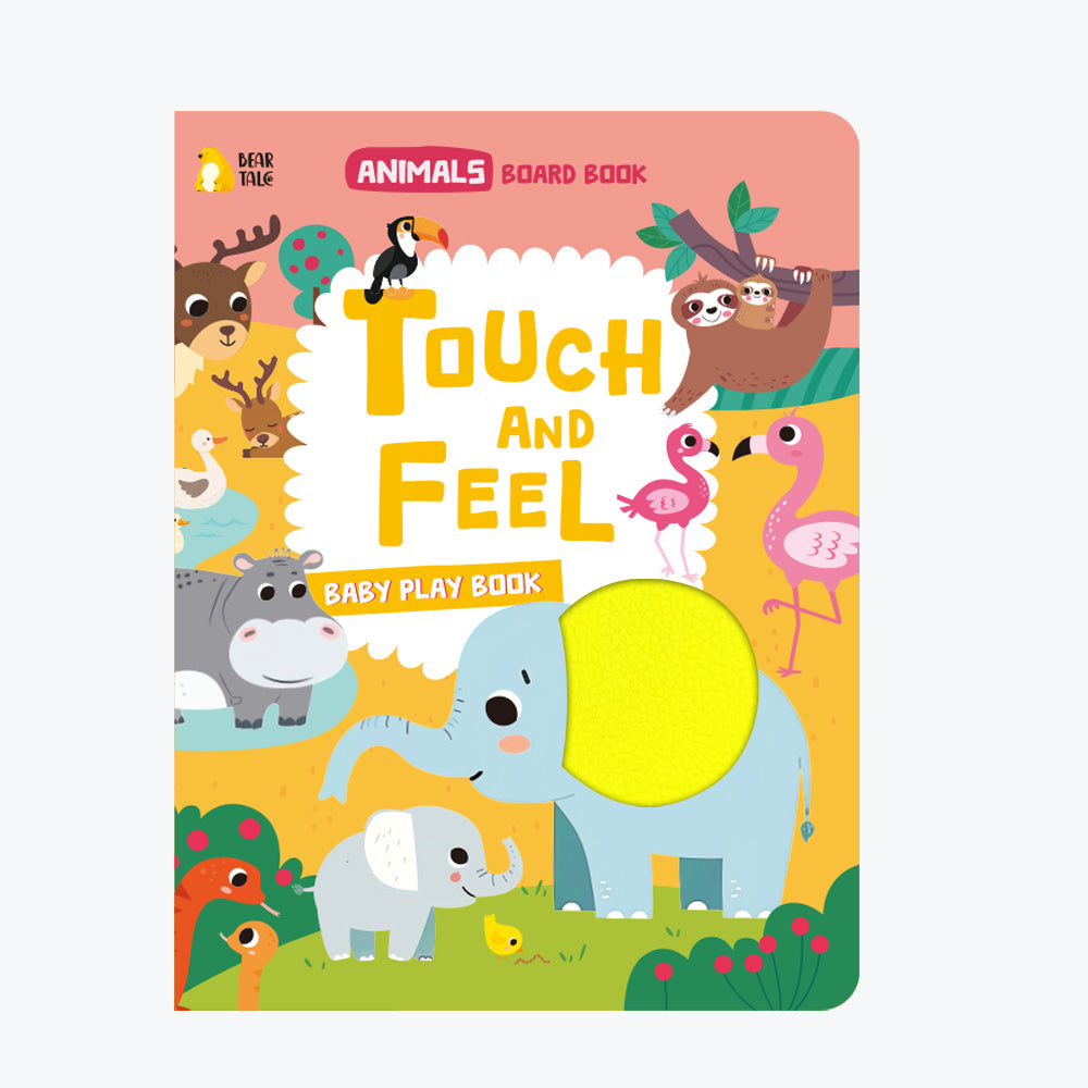 ANIMALS TOUCH AND FEEL Board Book