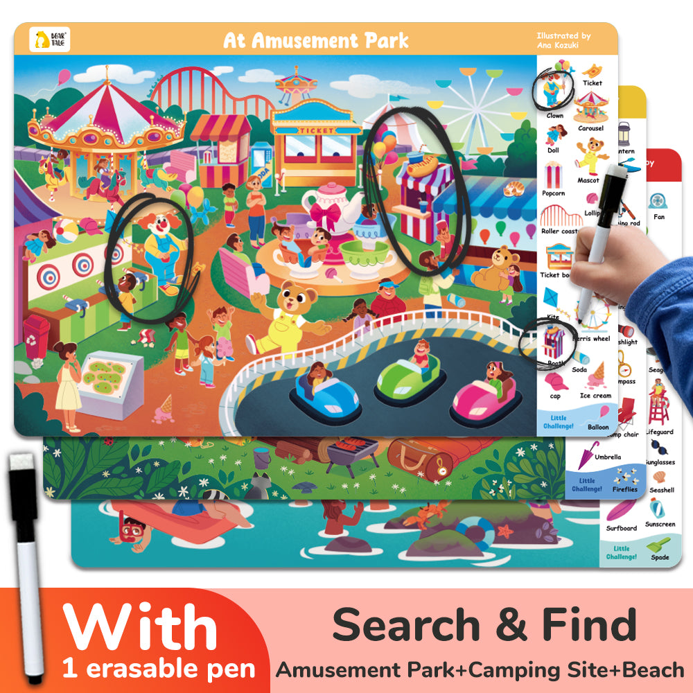 Search & Find 18 Life Scenes | BearTale × Ana Kozuki