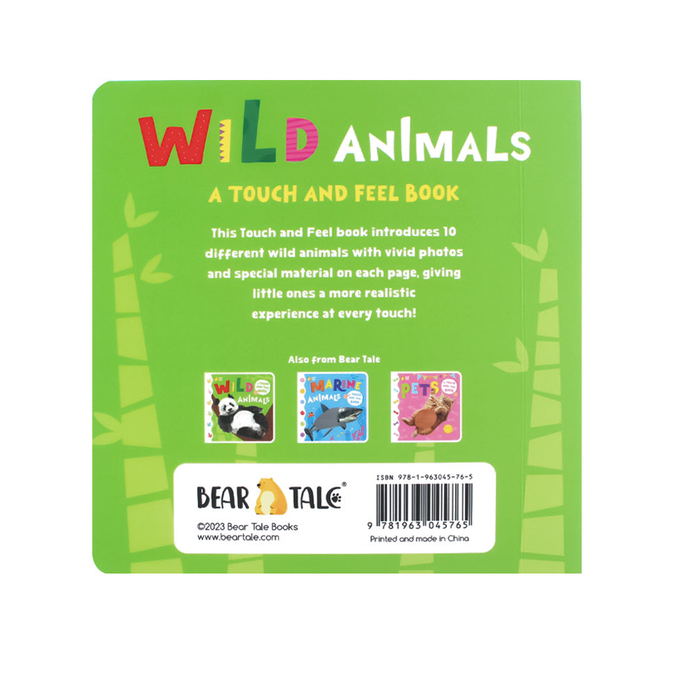 Wild Animals - Touch and Feel Book