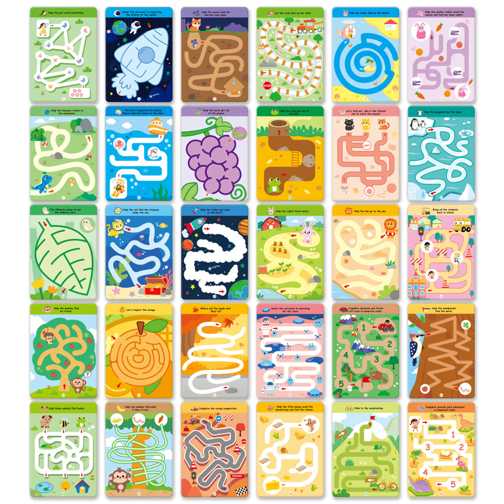 Amazing Maze Adventrue - Wipe Clean Cards