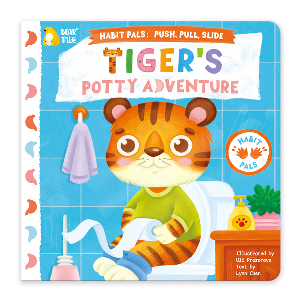 Habit Pals Push Pull Slide Kids Activity Book - Tiger&