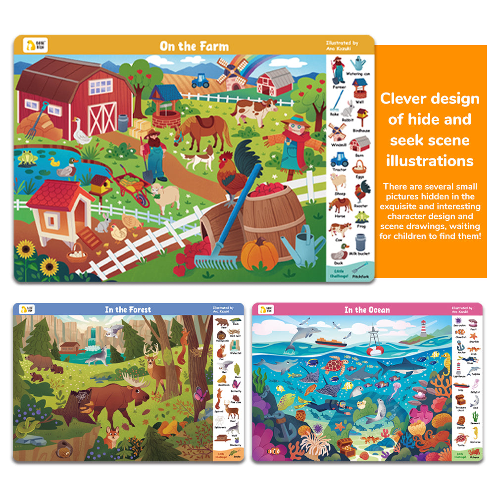 Search & Find 18 Life Scenes | BearTale × Ana Kozuki