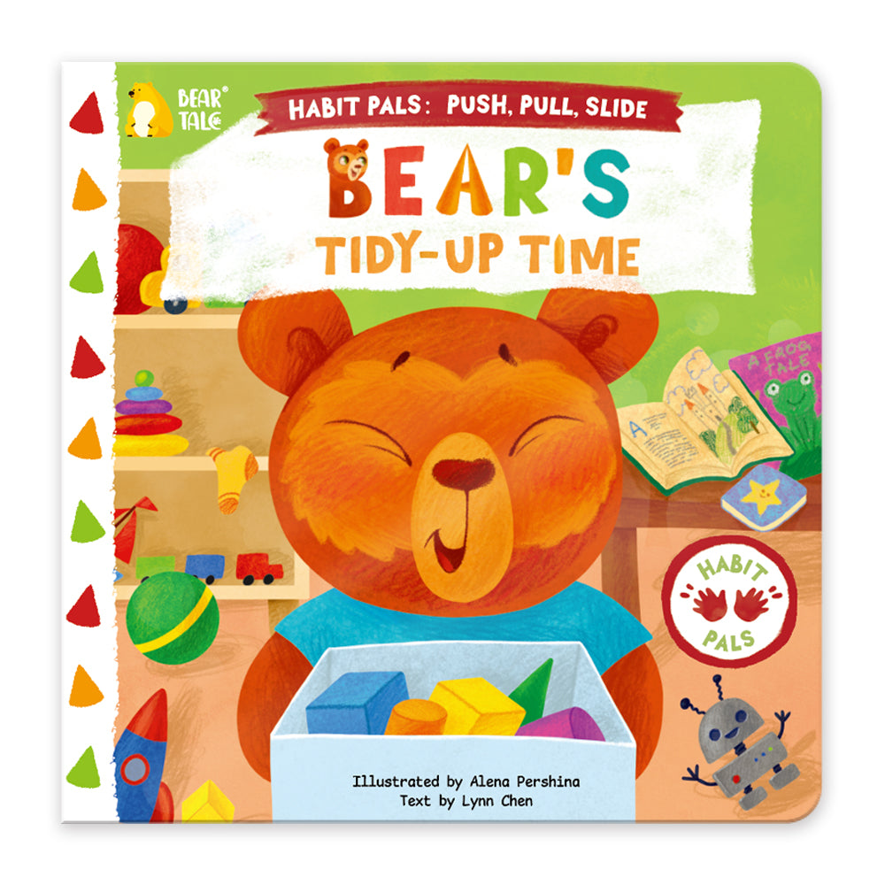 Habit Pals Push Pull Slide Kids Activity Book -Bear&