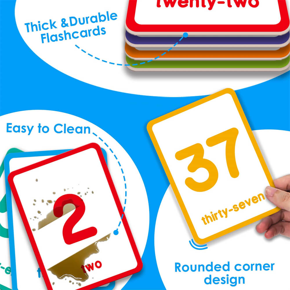 Numbers 0-100 Flash Cards