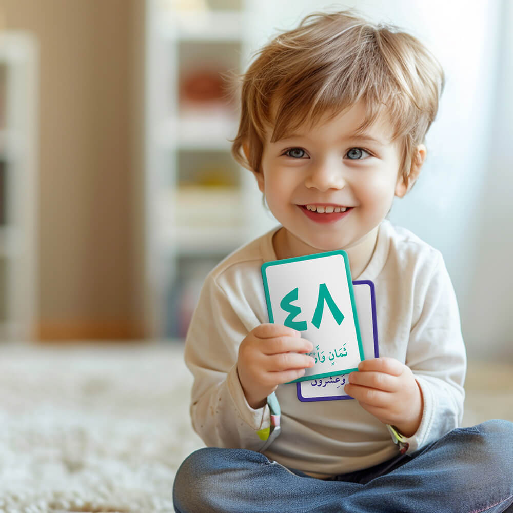 Numbers 0-100 Flash Card (Arabic)