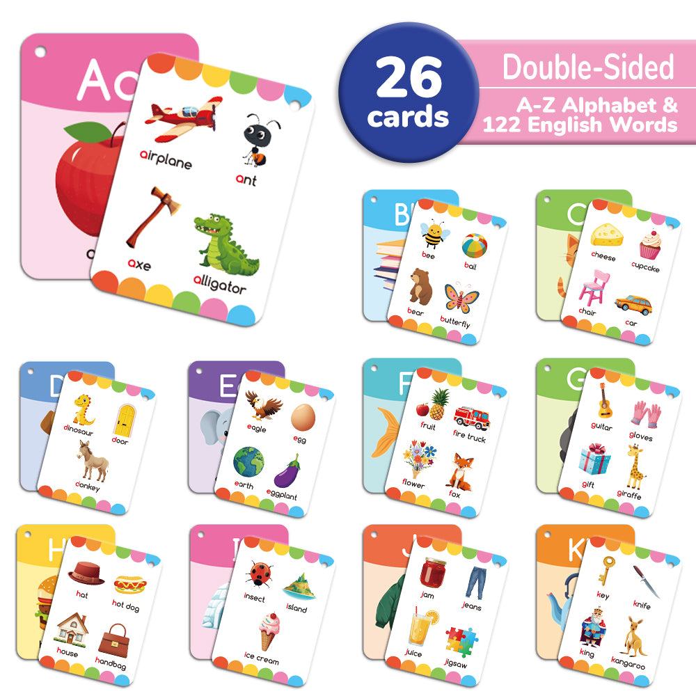 Letter & Words Flash Cards