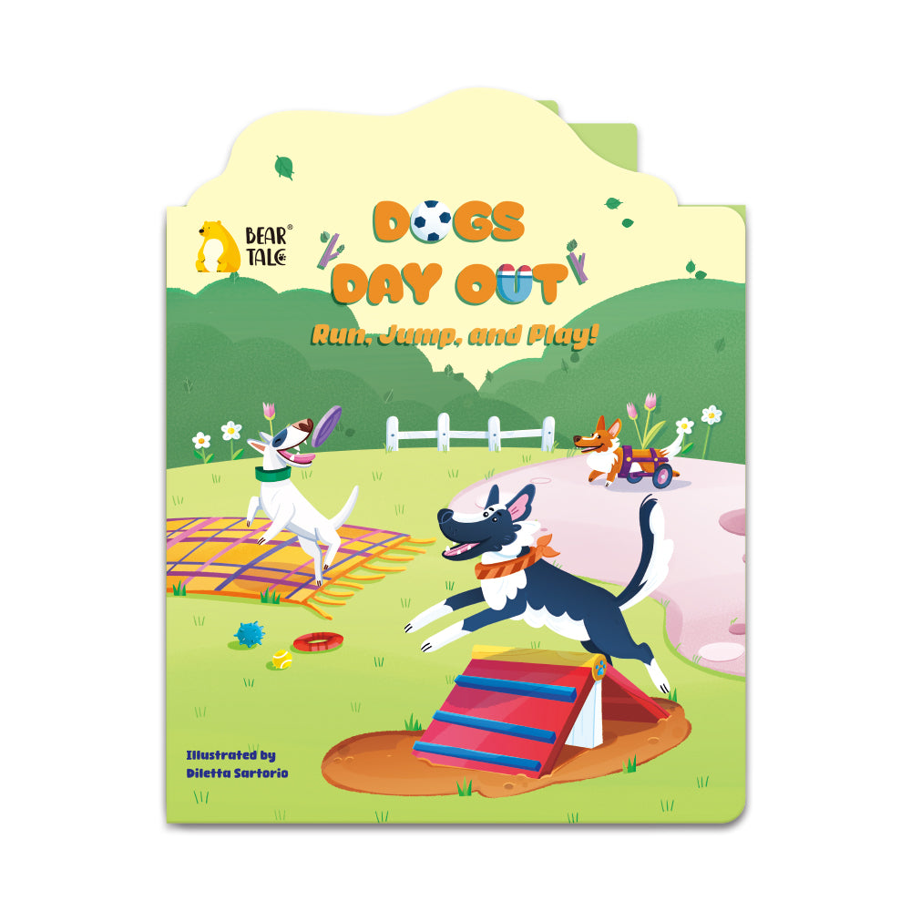Dogs Day Out: Run, Jump, and Play - Sticker | BearTale × Diletta Sartorio