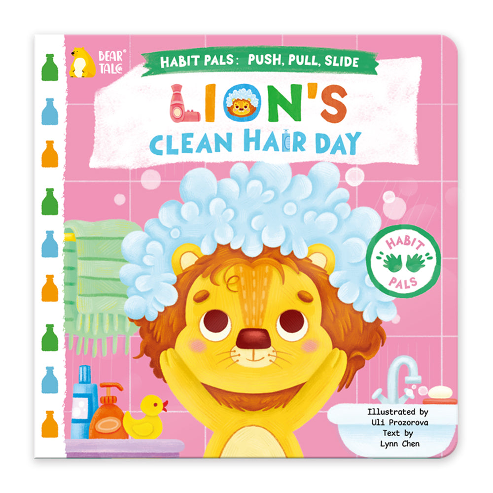 Habit Pals Push Pull Slide Kids Activity Book - Lion&