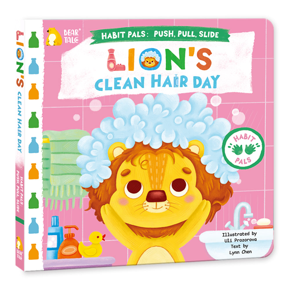 Habit Pals Push Pull Slide Kids Activity Book - Lion&