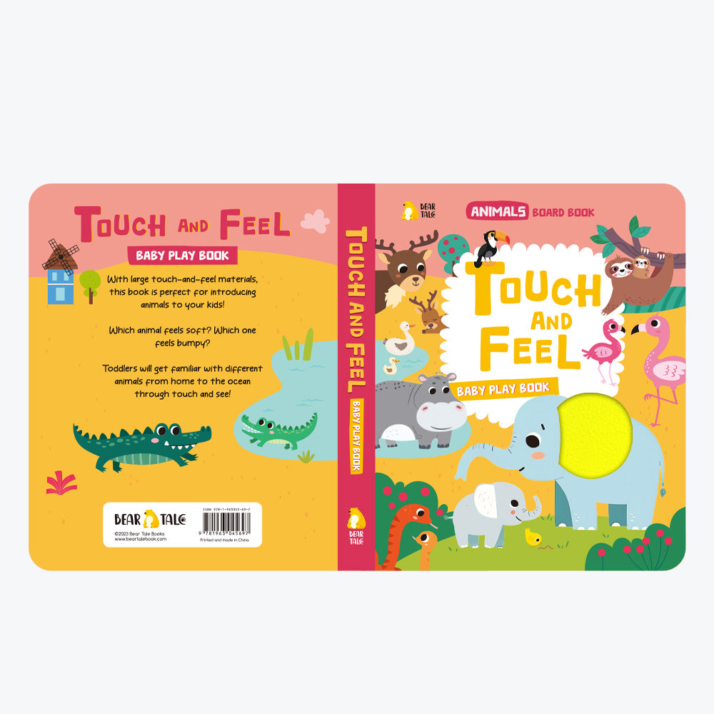 ANIMALS TOUCH AND FEEL Board Book
