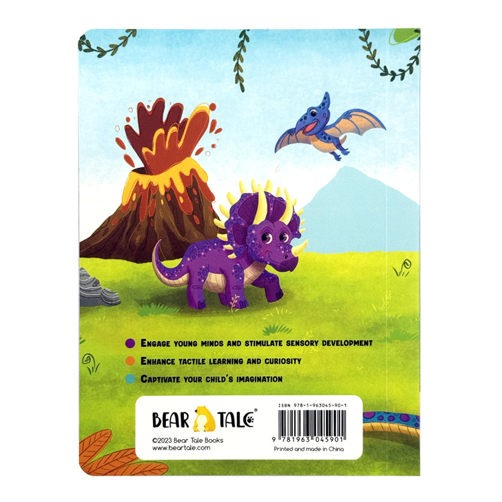 Hands on the Dinosaurs Touch and Feel Book | BearTale × Larissa Reis