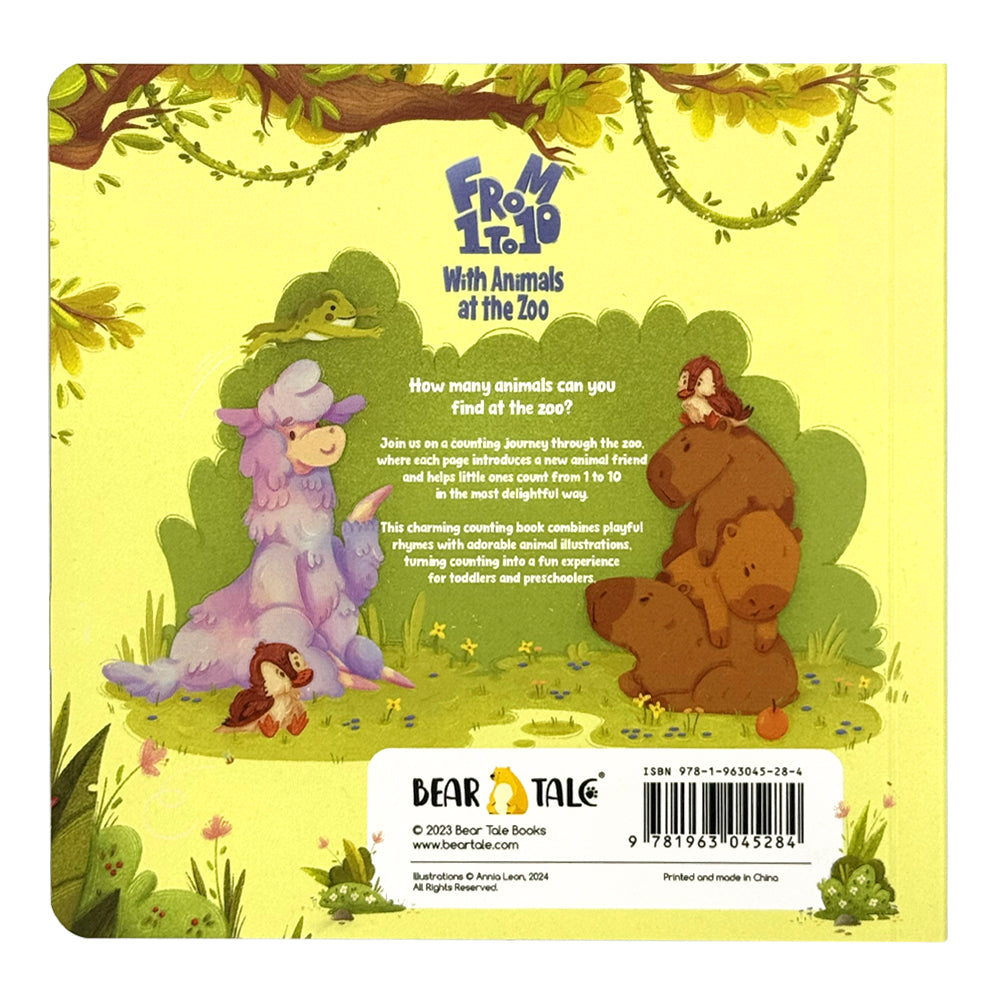 From 1 to 10 With Animals at the Zoo | BearTale × Annia Leon