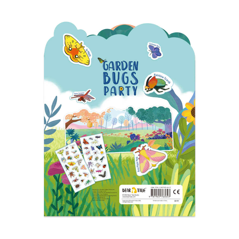 Sticker Book, Garden Bugs Party, Dance and Fly! | BearTale × Paridhi P Apte