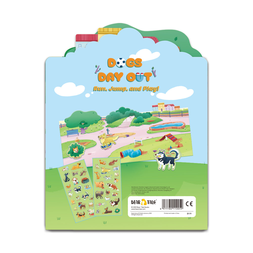 Dogs Day Out: Run, Jump, and Play - Sticker | BearTale × Diletta Sartorio