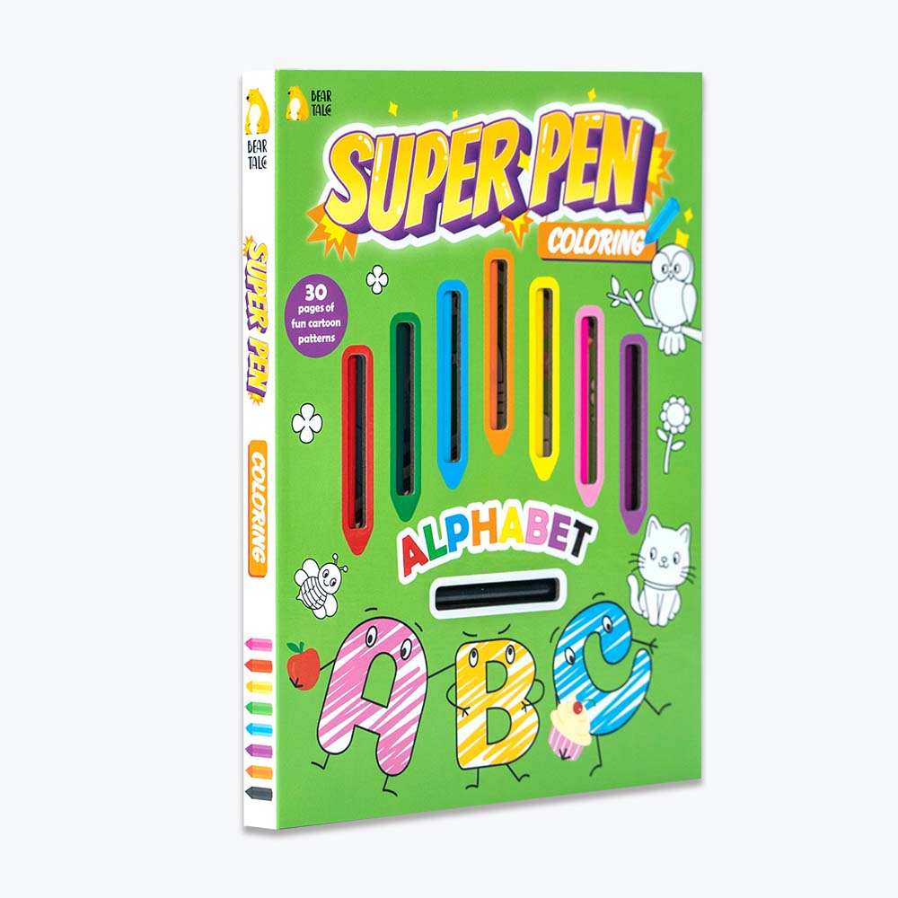SUPER PEN Coloring Book Alphabet