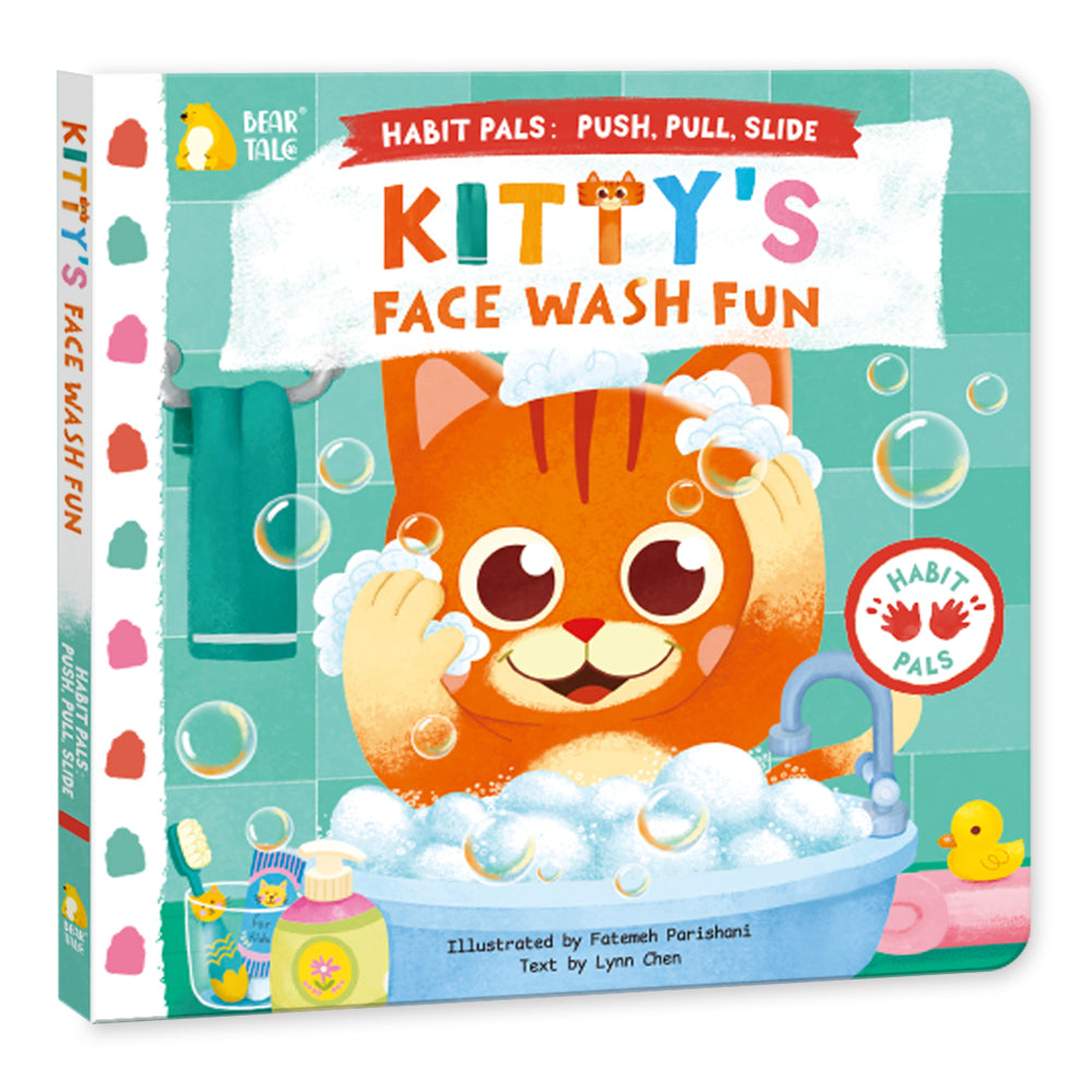 Habit Pals Push Pull Slide Kids Activity Book - Kitty&