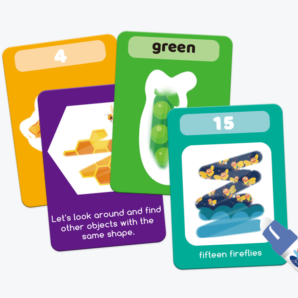 NUMBERS COLORS SHAPES Water Magic Cards