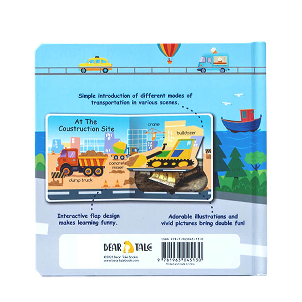 VEHICLES Lift the Flap Board Book