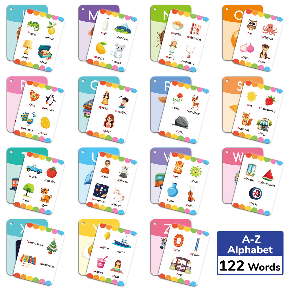 Letter & Words Flash Cards