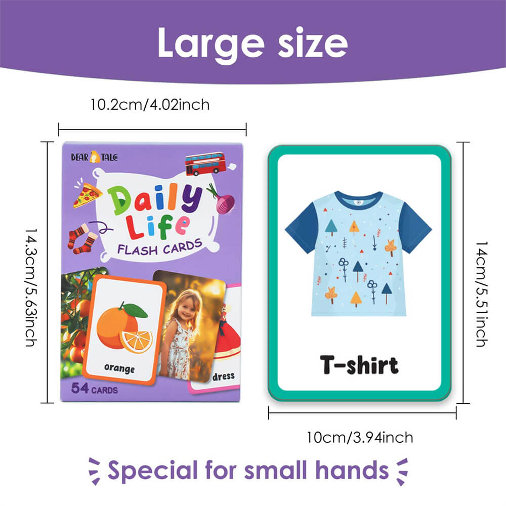 Daily Life Early Learning 54 Flash Cards
