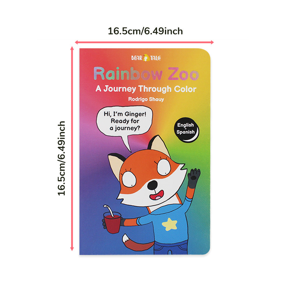 Rainbow Zoo Color Learning English & Spanish| BearTale × Rodrigo Shauy