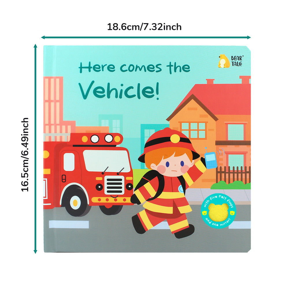 Here Comes The Vehicle ! - Life the Flap Book
